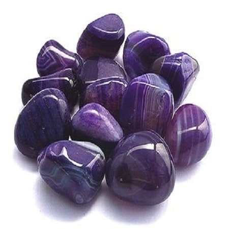 Tumbled Purple Agate